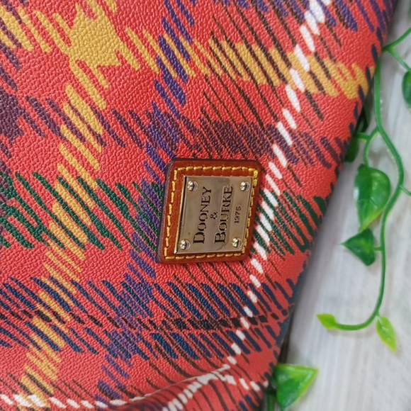 Dooney & Bourke Plaid Windsor Celeste Satchel - Picture 2 of 14